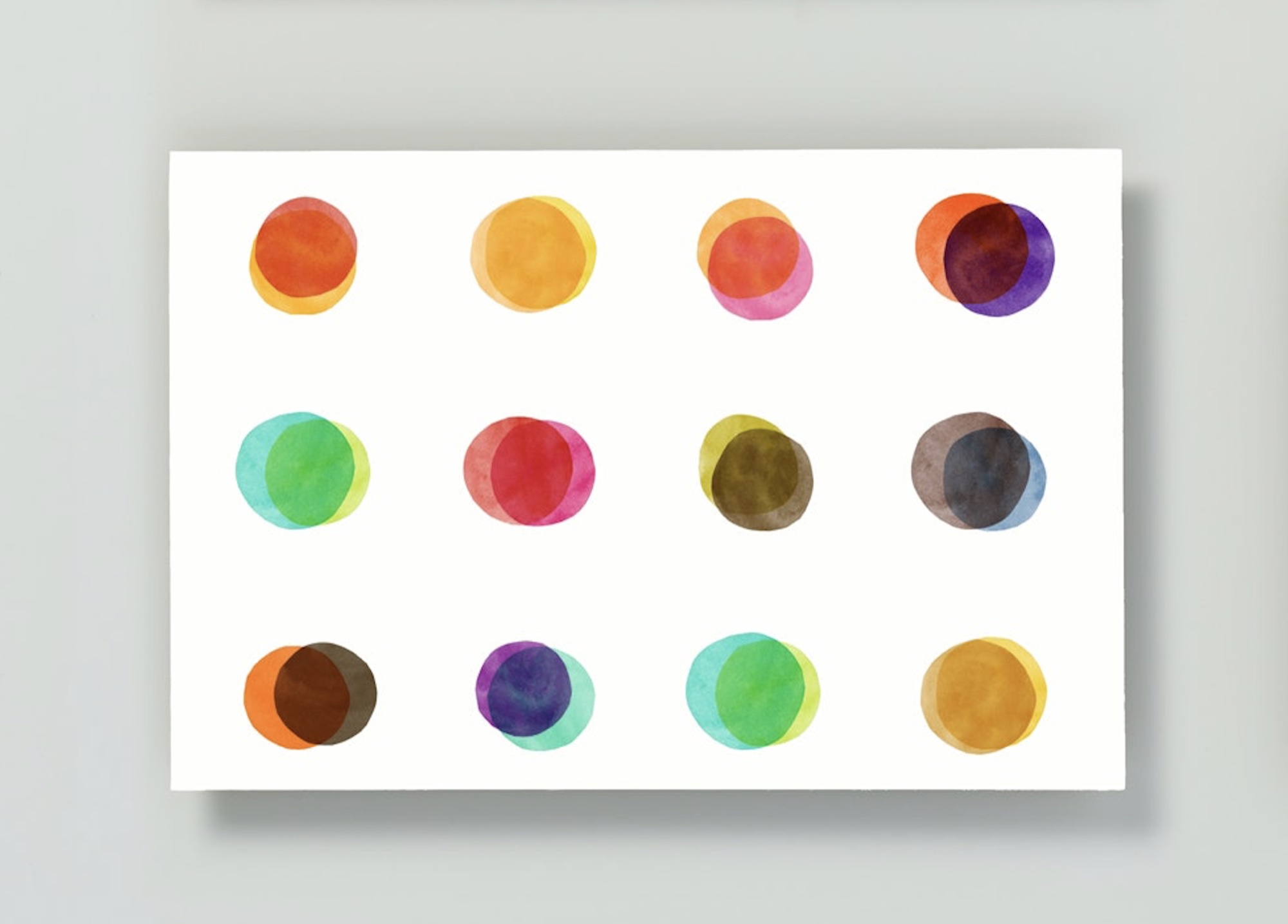 Second Home's colourful overlapping-circle brand pattern