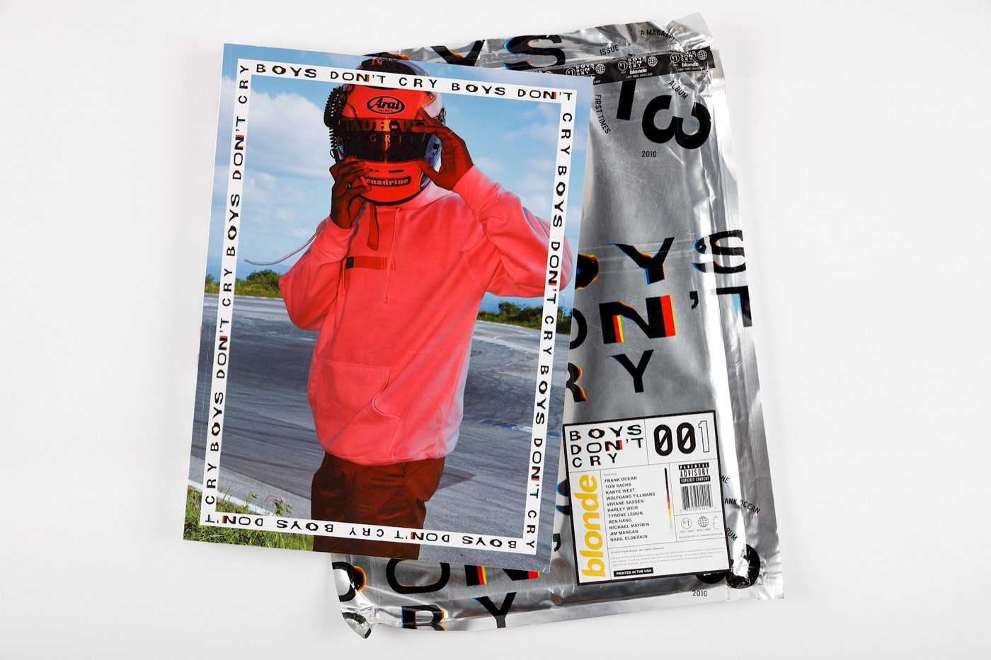 Boys Don't Cry magazine for Frank Ocean's Blonde